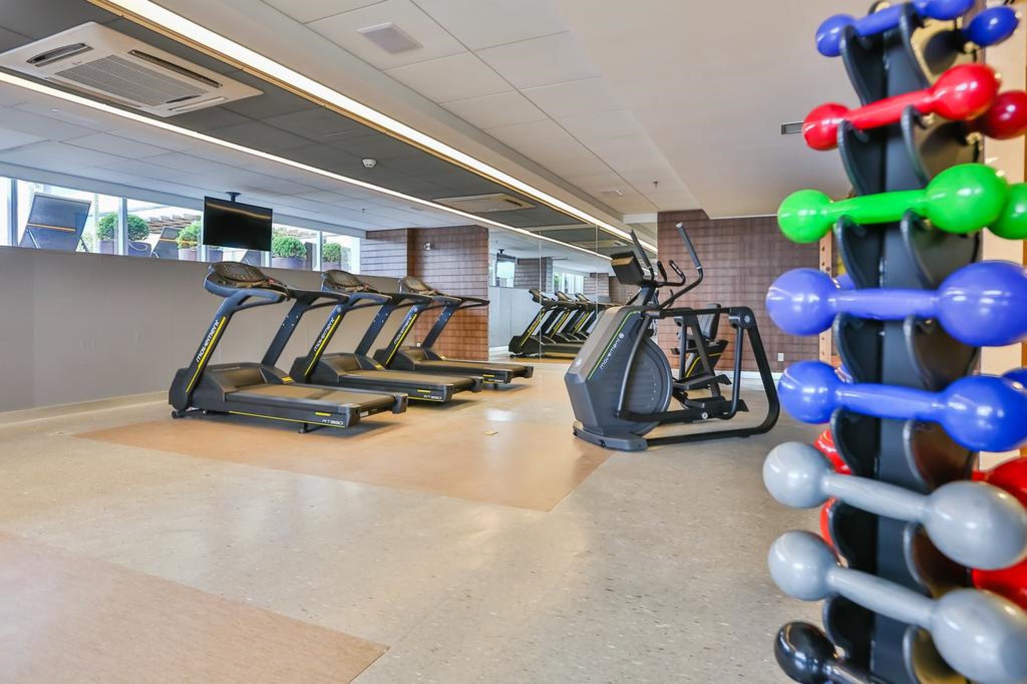 Transamerica Collection Goiania Bagian luar foto The gym at the hotel